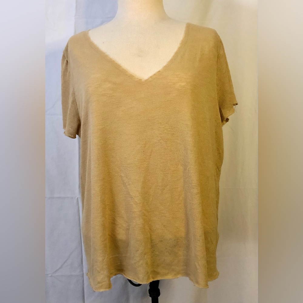 Project Social T ❤️ Urban Outfitters Mustard Women’s Shirt size Large
